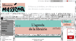 Desktop Screenshot of librairiemassena.com